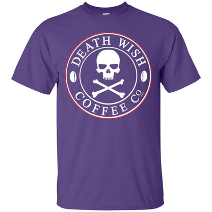 Death Wish Coffee Logo T-shirt Purple