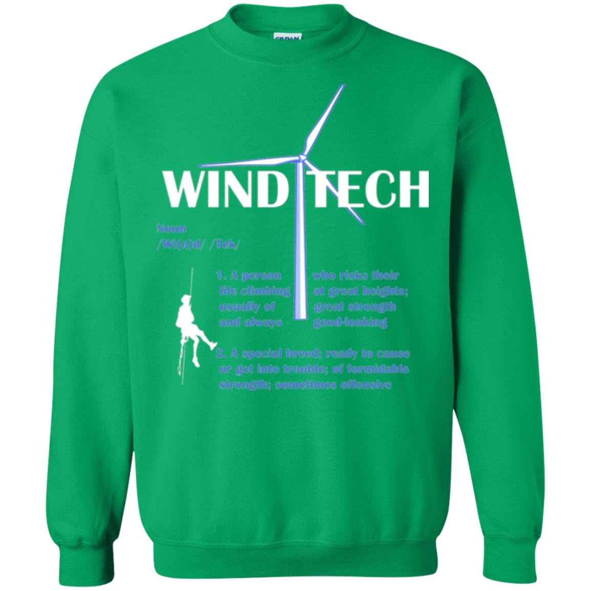 Wind Tech Definition T-shirt Irish Green