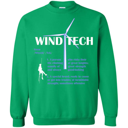 Wind Tech Definition T-shirt Irish Green