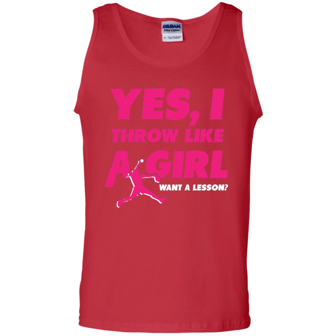 Softball Girl Shirt Throw Like A Girl Red