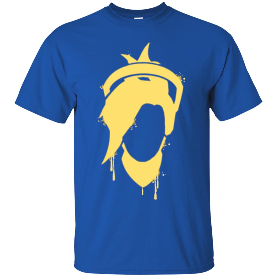 Overwatch Mercy Icon Spray T-shirt Royal