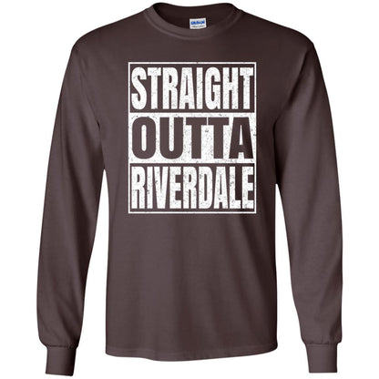United States T-Shirt Straight Outta Riverdale Dark Chocolate