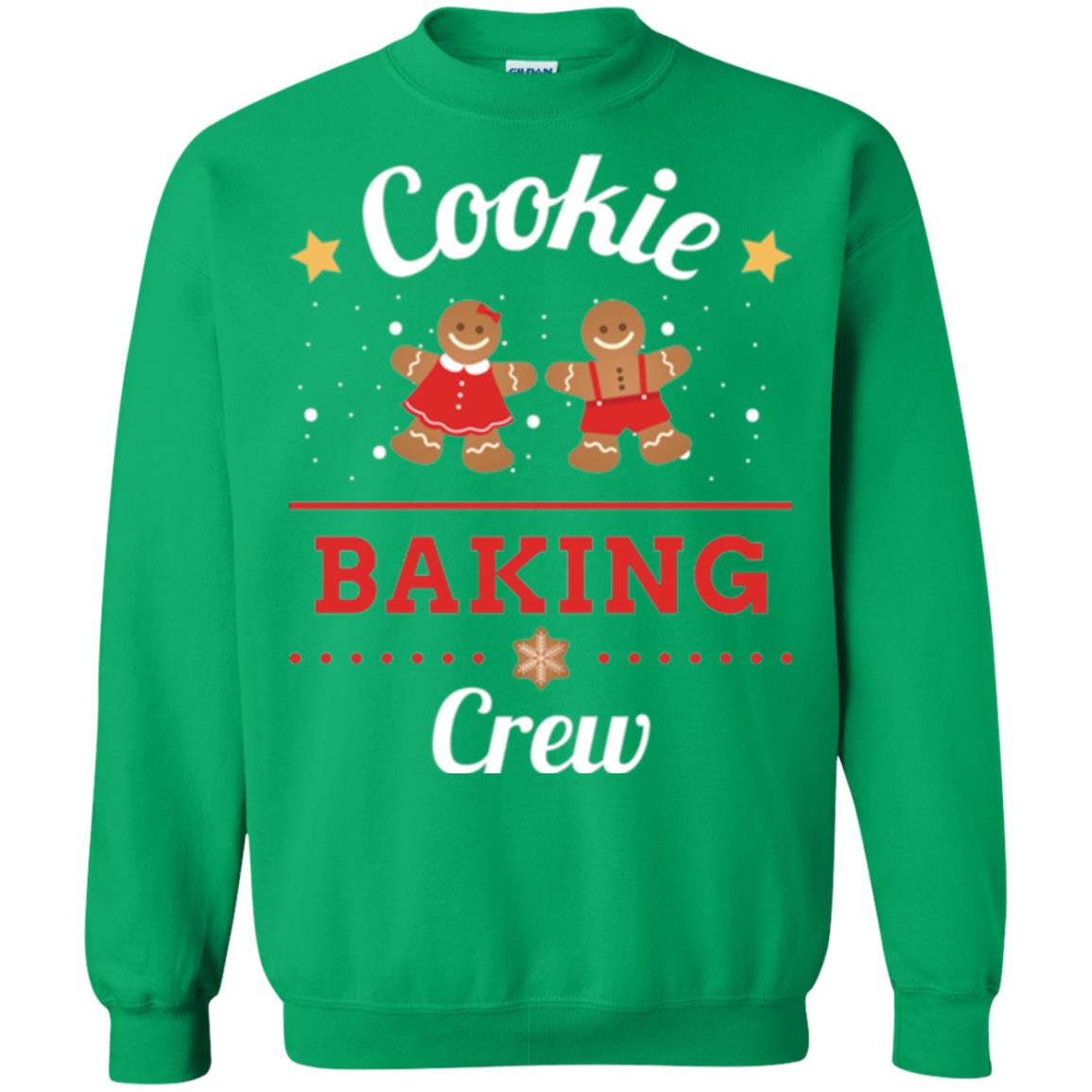 Christmas T-shirt Gingerbread Cookie Baking Crew Irish Green