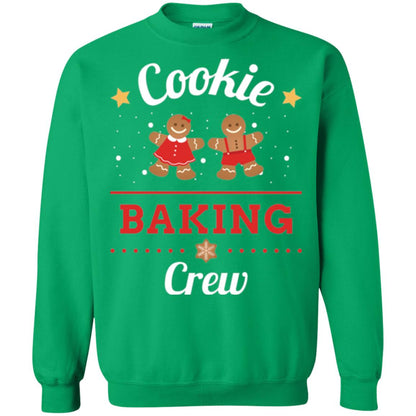 Christmas T-shirt Gingerbread Cookie Baking Crew Irish Green
