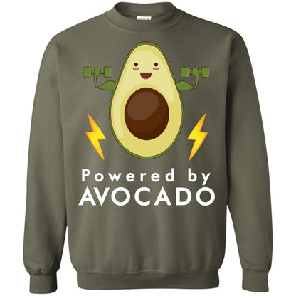 Powered By Avocado Fitness Shirt Military Green