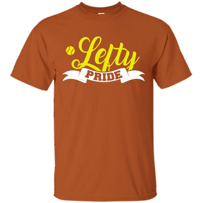 Lefty Pride Softball Shirt Texas Orange