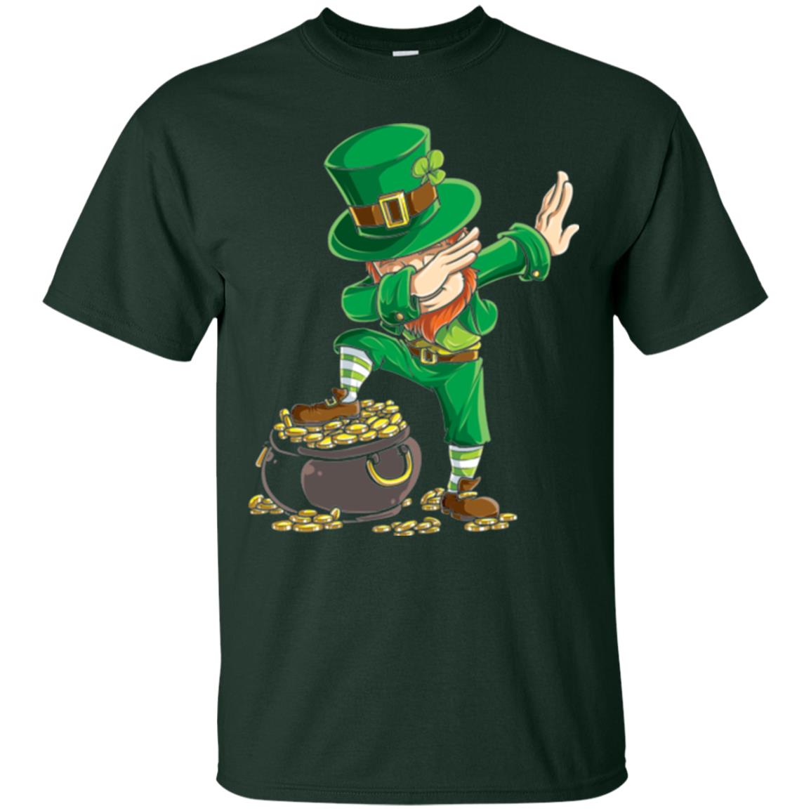 Dabbing Leprechaun Saint Patrick's Day T-shirt Forest