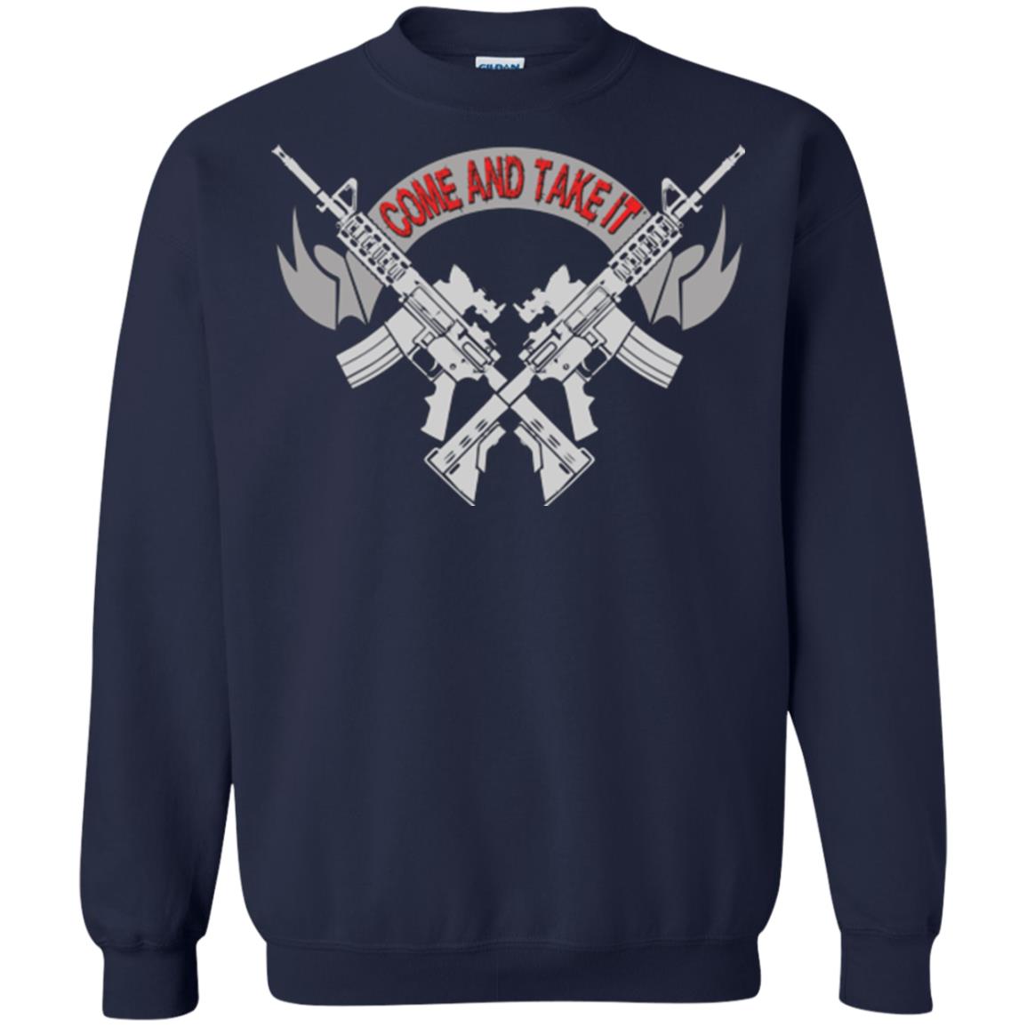 Military T-shirt Come And Take It Navy