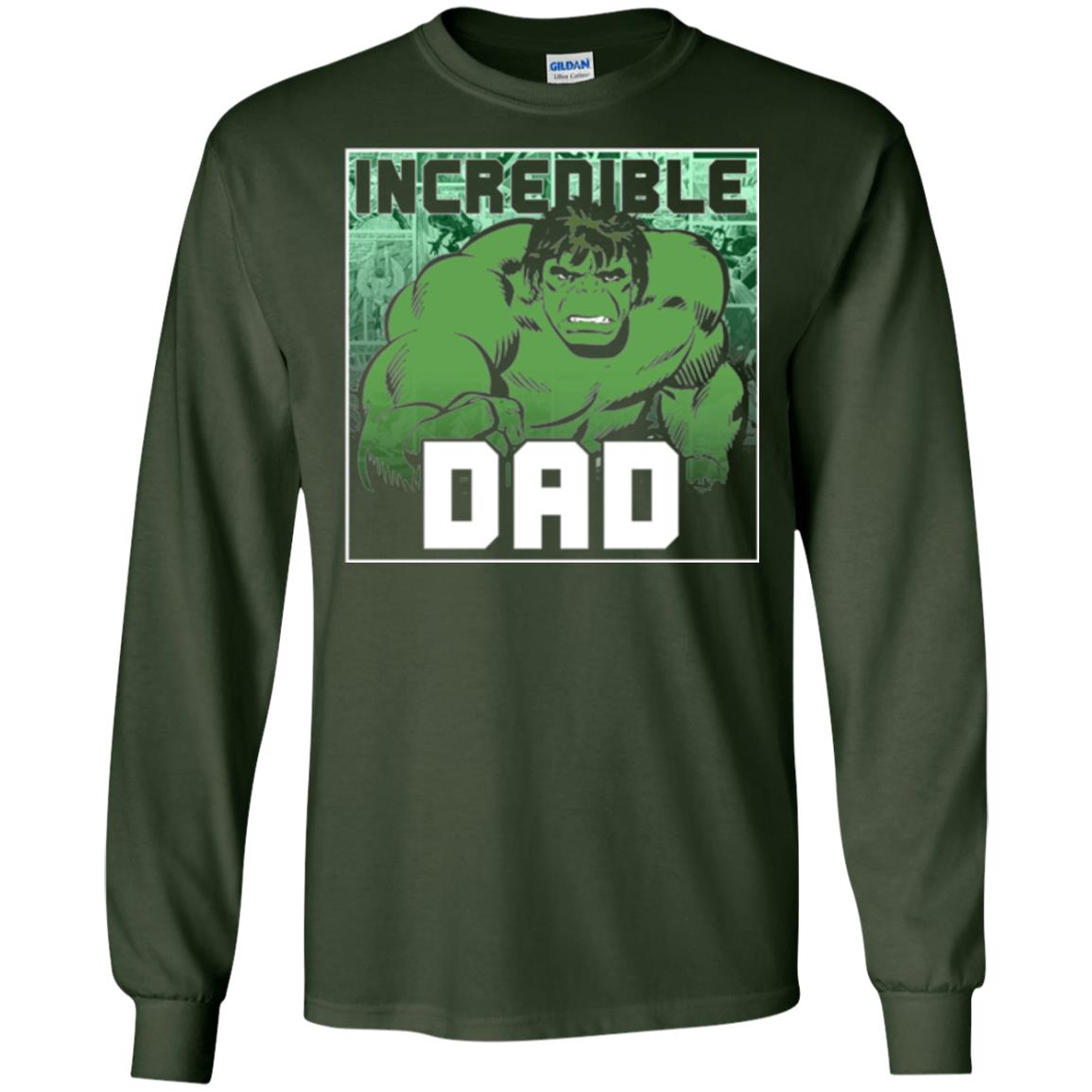 Daddy T-shirt Incredable Dad Forest Green