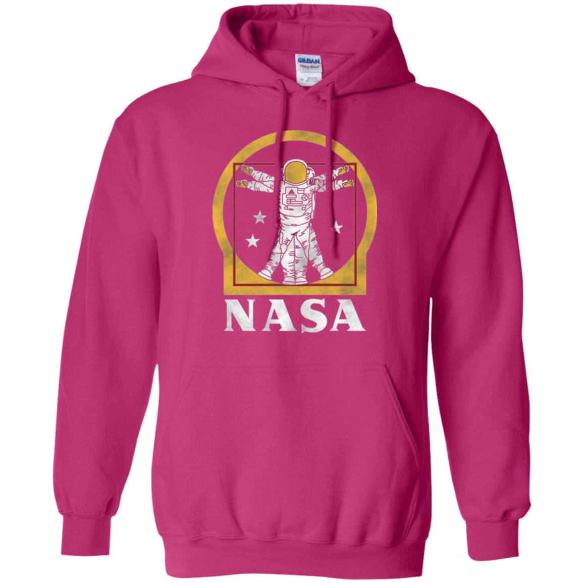 Vitruvian Astronaut T-shirt Heliconia