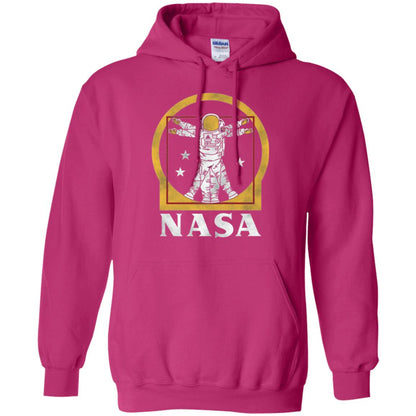 Vitruvian Astronaut T-shirt Heliconia