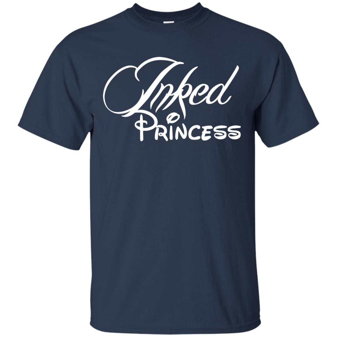 Inked Princess Cartoon Shirt Navy