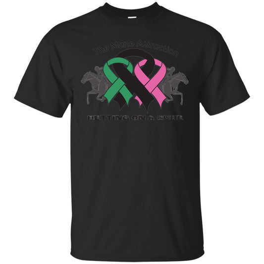 The Mane Attraction Cancer Betting On A Cure Shirt Black