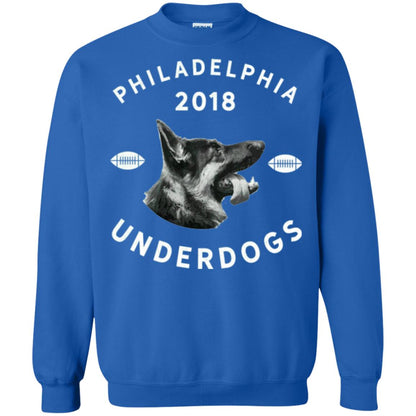 Dog Lover T-shirt Philly Philadelphia Underdogs 2018 Game Day Royal