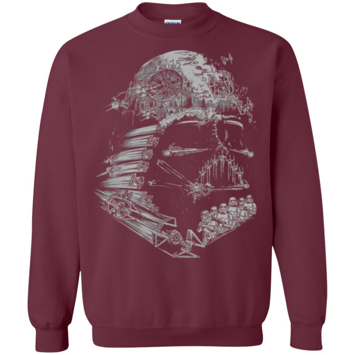 Film T-shirt Star Wars Darth Vader Build The Empire Graphic Maroon