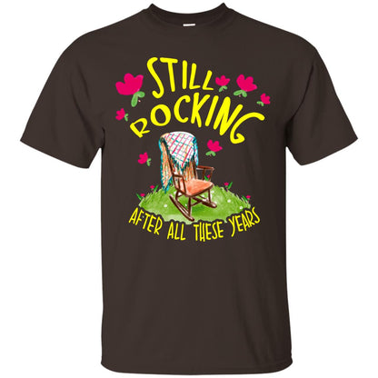 Still Rocking After All These Years T-shirt Dark Chocolate