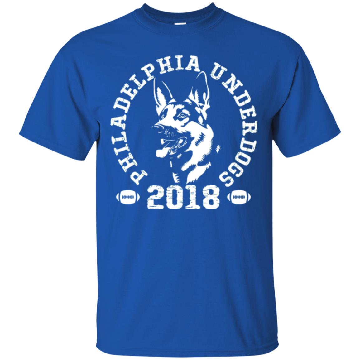 Dog Lover T-shirt Philadelphia Underdogs T-shirt Royal