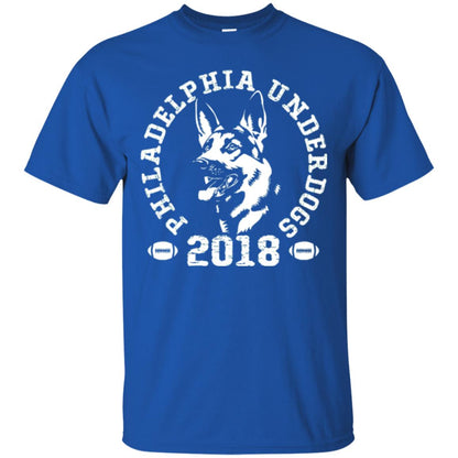Dog Lover T-shirt Philadelphia Underdogs T-shirt Royal
