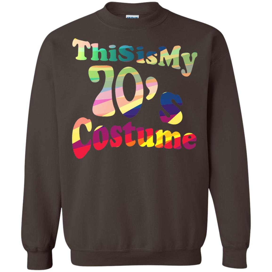 70s Halloween Costume 70s T-shirt For Women Men Girls Dark Chocolate