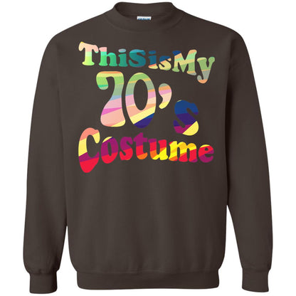 70s Halloween Costume 70s T-shirt For Women Men Girls Dark Chocolate