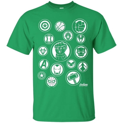Infinity War Tonal Hero Icon Movie T-shirt Irish Green