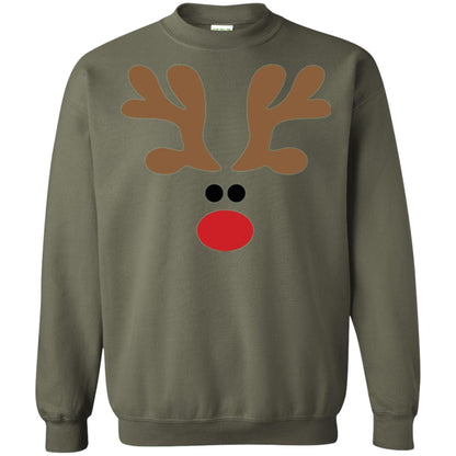 Christmas T-shirt Reindeer Military Green
