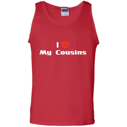 Family T-shirt I Love My Cousins Red