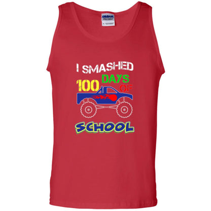Trucker T-shirt I Smashed 100 Day Of School Red