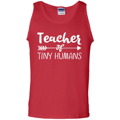 Kindergarten Preschool T-shirt Teacher Of Tiny Humans Red