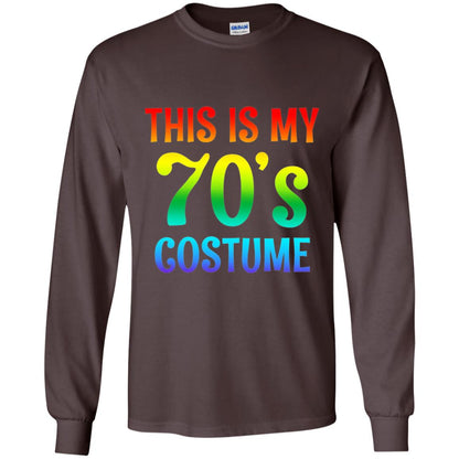 This Is My 70_s Costume T-shirt Dark Chocolate