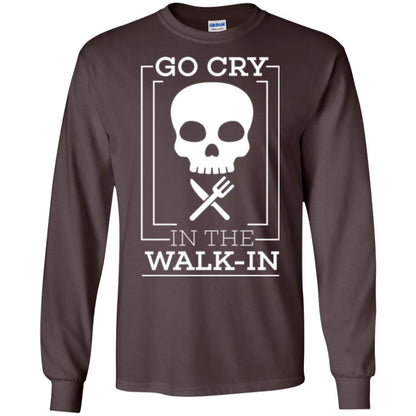 Chef T-shirt Go Cry In The Walk In Dark Chocolate