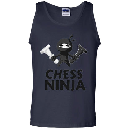 Funny Chess Ninja T-shirt Navy