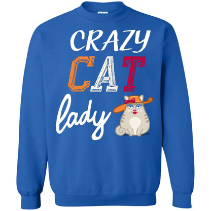 Crazy Cat Lady Chicken Shirt For Girls Womens Royal