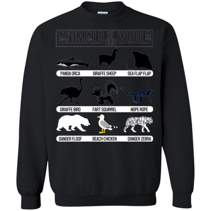 Save Animals Of Our World T-shirt Black