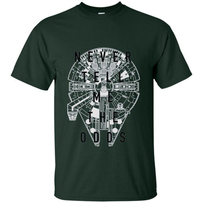 Film T-shirt Falcon Never Tell Me The Odds T-shirt Forest Green