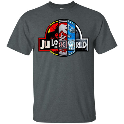 Jurassic World Movie Fan Shirt Dark Heather