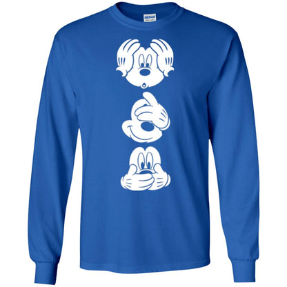 Cartoon T-shirt Disney Mickey Mouses Graphic Royal