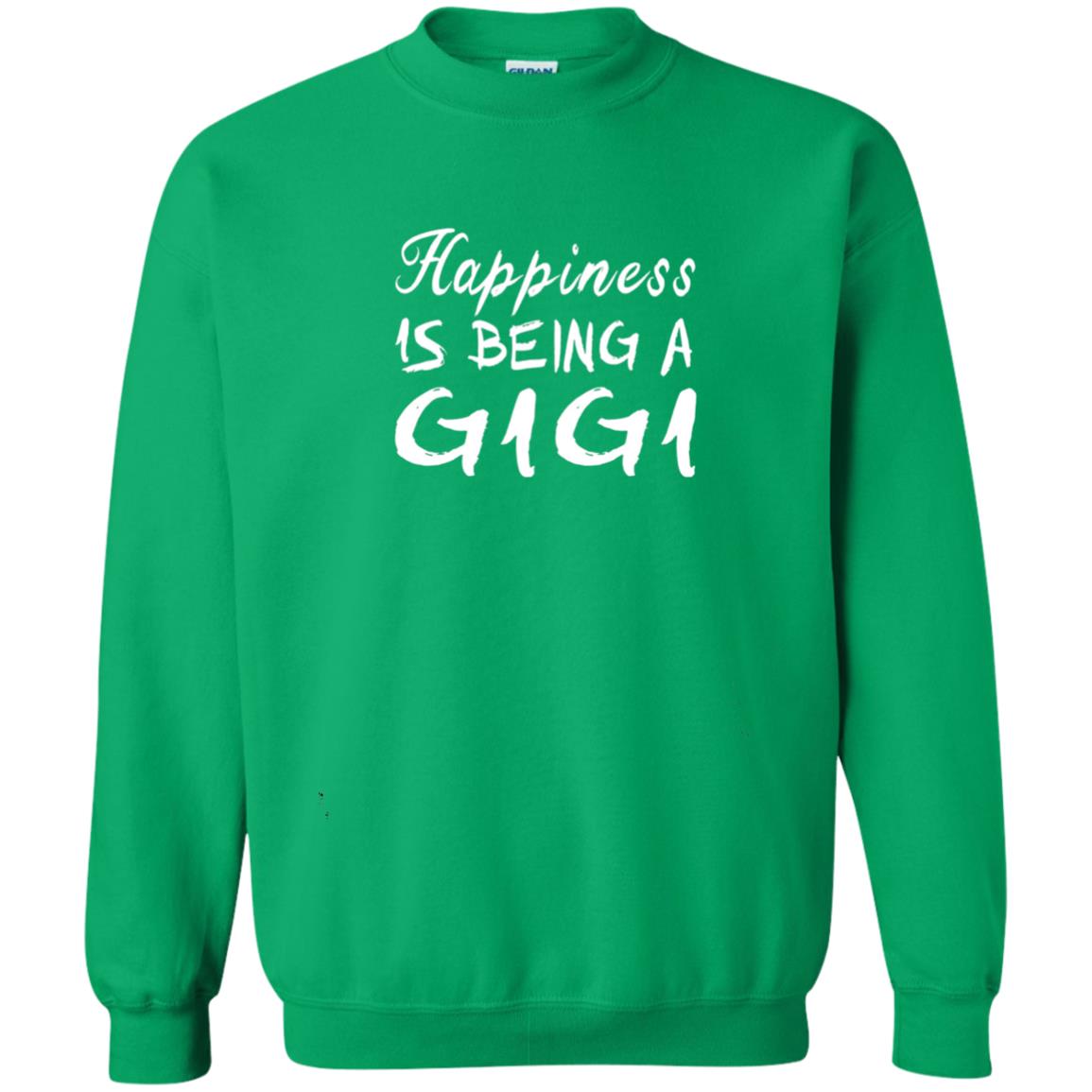 Happiness Is Being A Gigi Grandma Shirt Irish Green