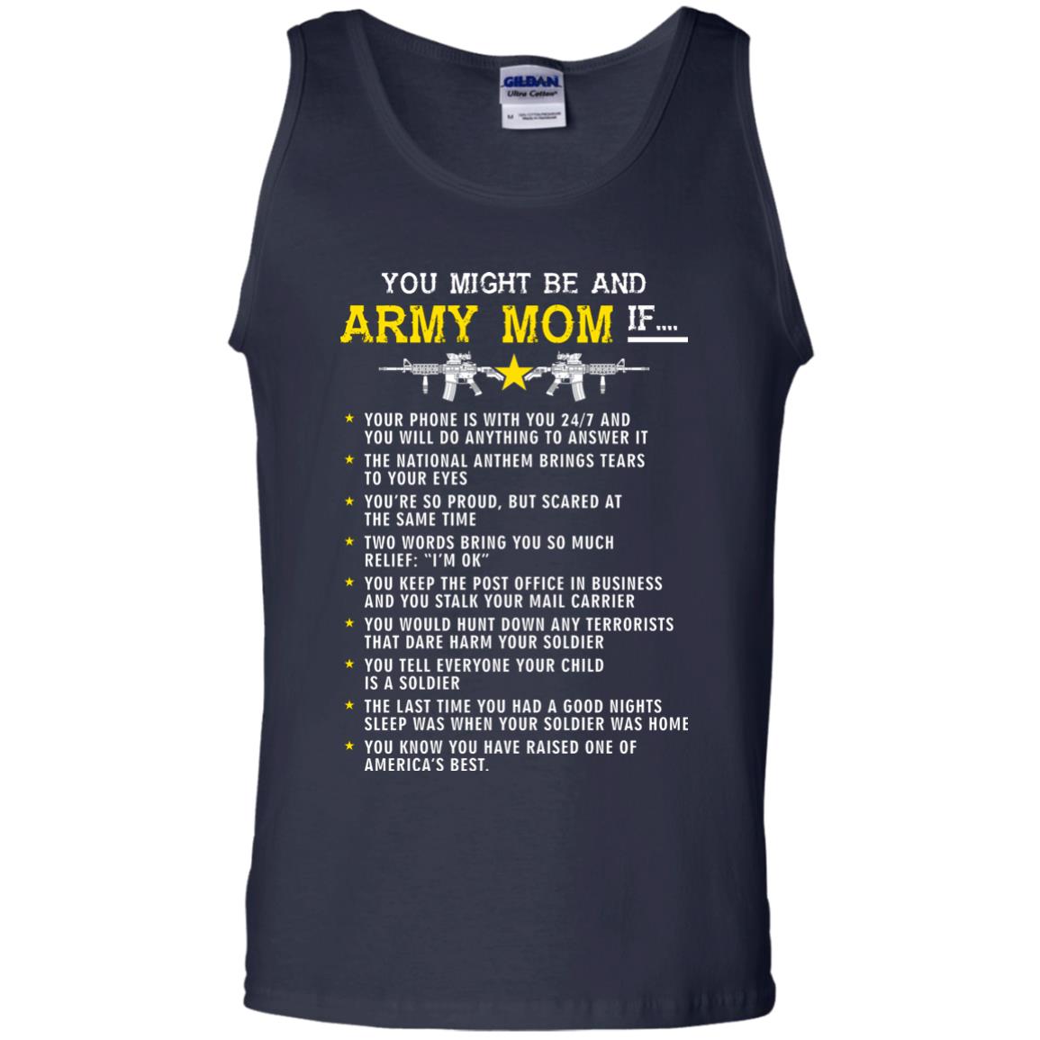 Veteran T-shirt You Might Be An Army Mom If Navy