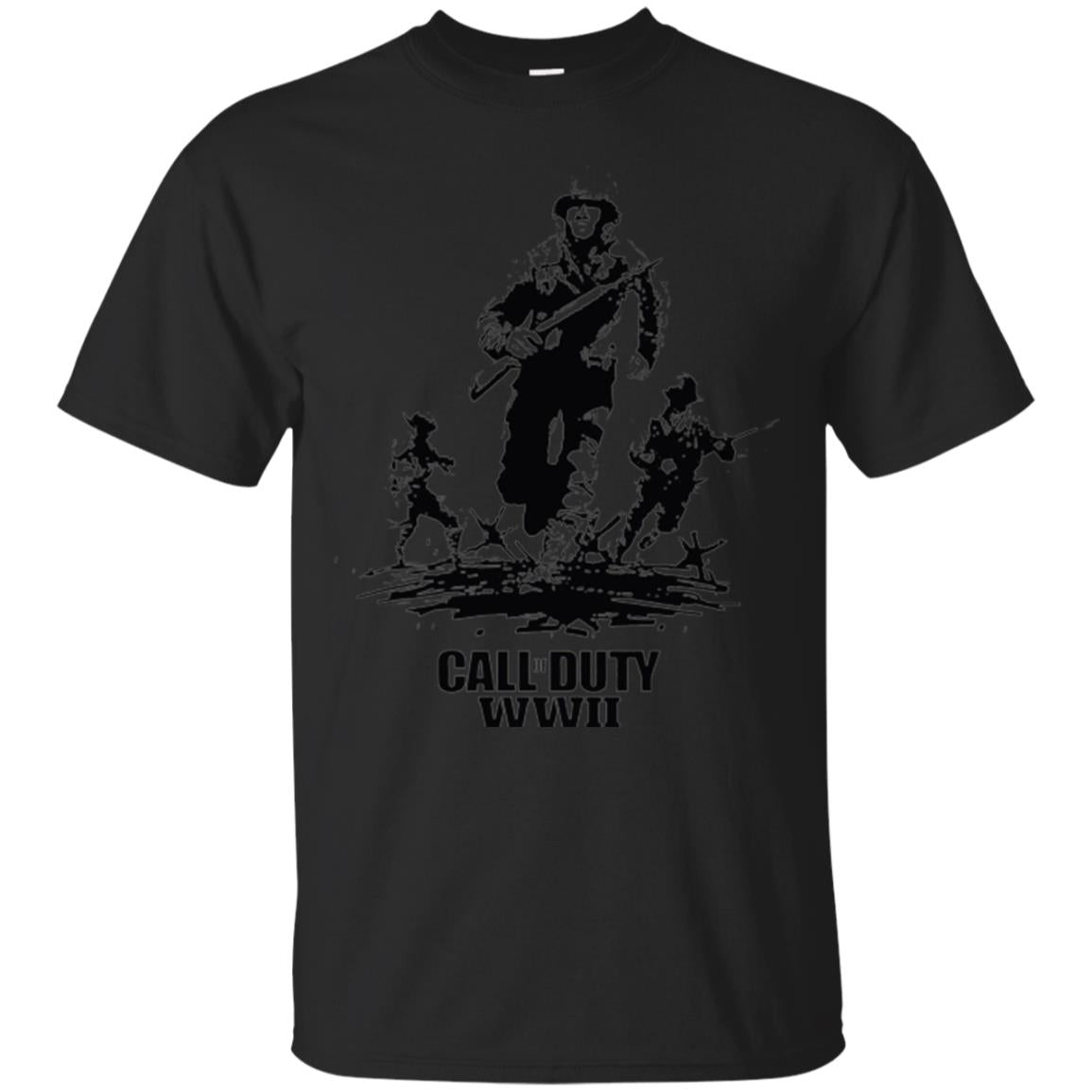 Military T-shirt Call Of Duty Wwii Black