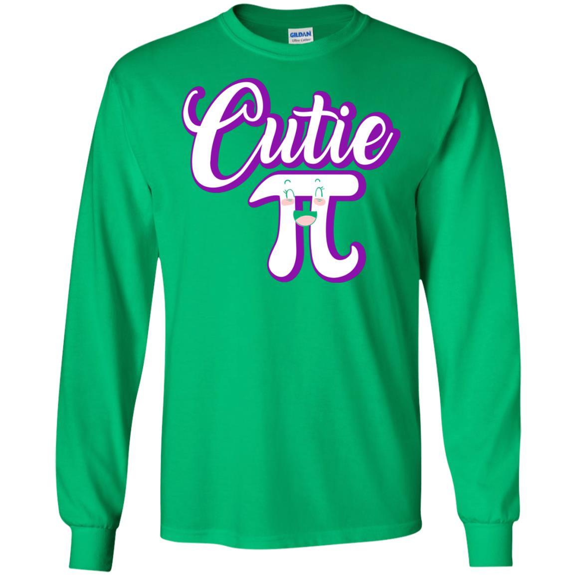 Cutie Pi Math Teacher T-shirt Irish Green