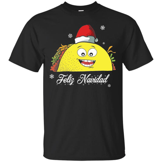Christmas T-shirt Taco Feliz Navidad Black