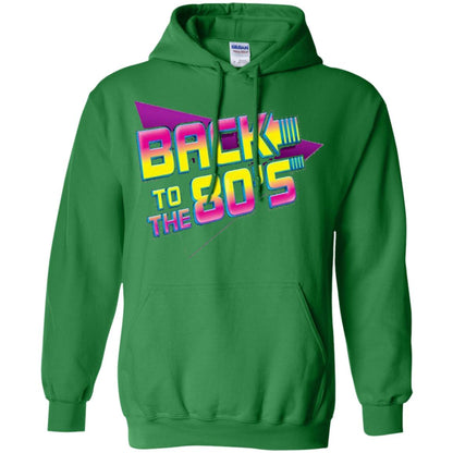 Back To The 80s Graphic Retro Novelty T-shirt Irish Green