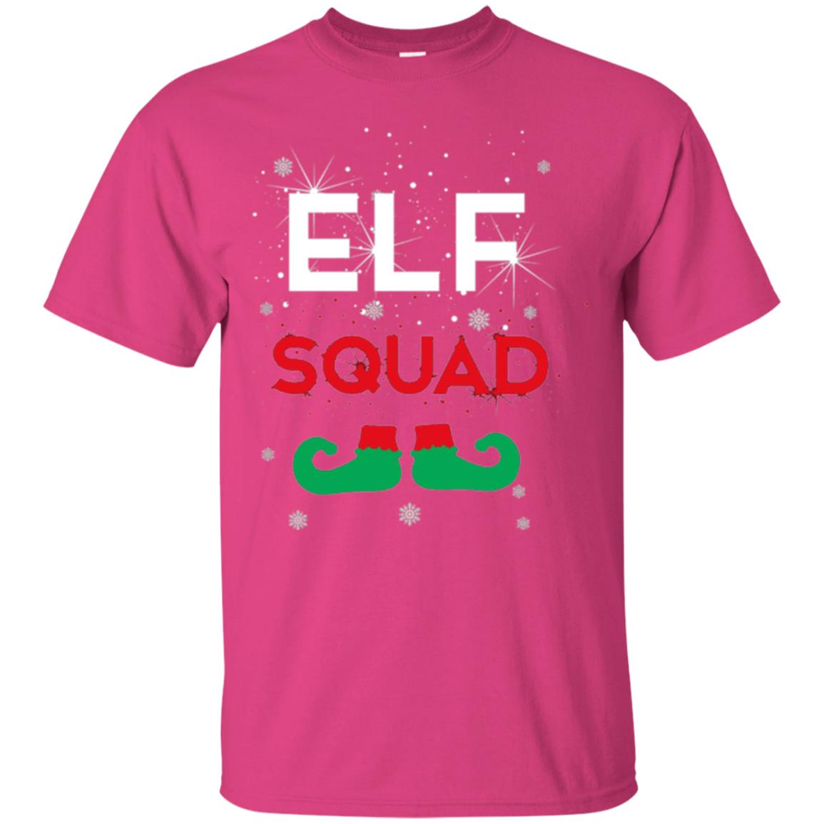 Christmas T-shirt Elf Squad Heliconia