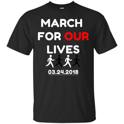 March For Our Lives Gun Control T-shirt Black