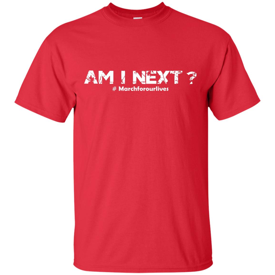 Am I Next Gun Control T-shirt Red