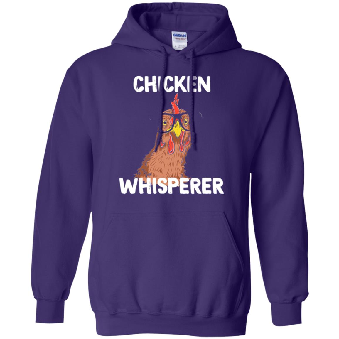 Chicken T-shirt Whisperer Purple