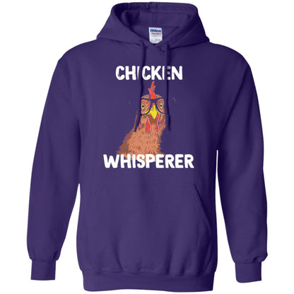 Chicken T-shirt Whisperer Purple