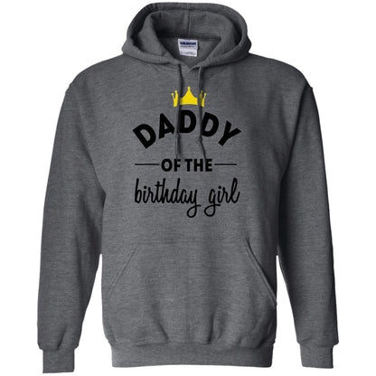 Daddy Of The Birthday Girl Party T-shirt Dark Heather
