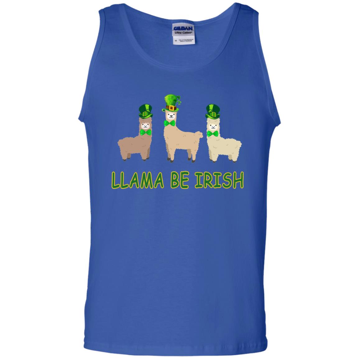 Llama Be Irish Ireland Gift Shirt Royal
